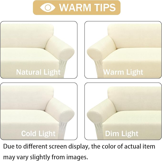 Armchair Slipcover with 1 Pillow Cover - Image 6