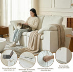 ANONER 78" Loveseat Sofa, Deep Seats, Cloud Sectional Couches - Image 7