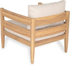 Christopher Knight Home Kory 4-Piece Acacia Wood Patio Furniture Set, Outdoor - Image 6