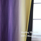 Yellow and Purple Ombre Blackout Curtains - Image 5