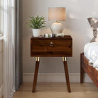 Bme Alden Solid Wood Nightstand/Side Table/End Table, Fully Assembled, by Bme