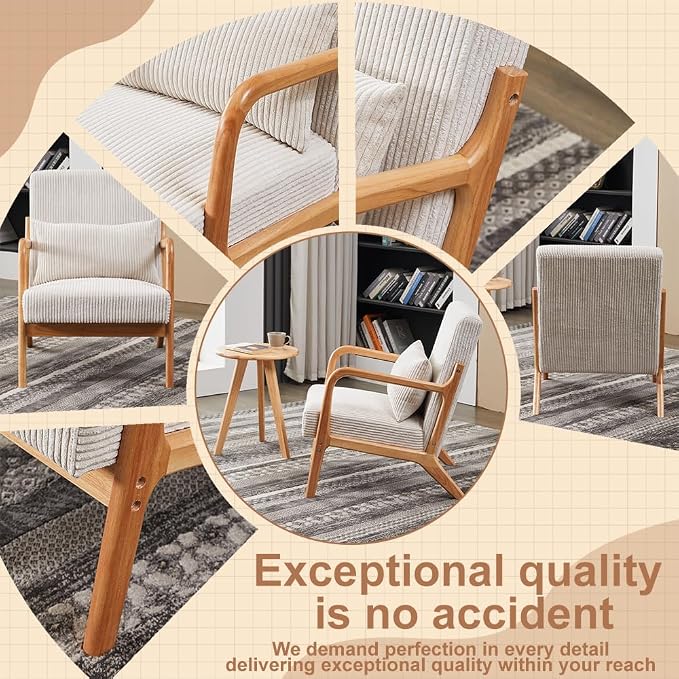 Mid-Century Modern Accent Chair - Image 7