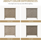 3 Drawer Nightstand, 30 in Tall Accent Storage Cabinet - Image 3