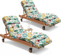 2 Pack Outdoor Chaise Lounge Chair Cushion 75.1 x 22.8 x 4.7 Inches 100% by Uthem