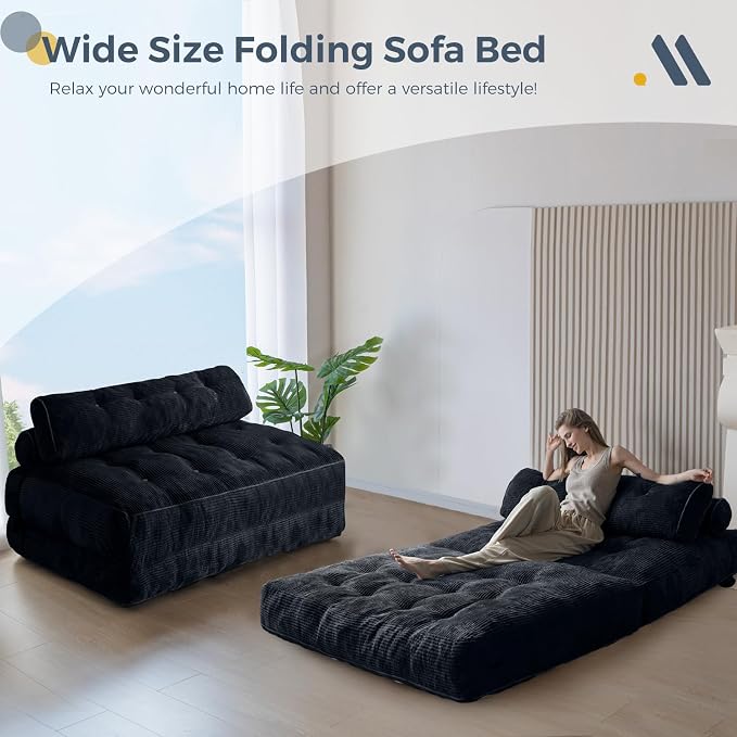 MAXYOYO Folding Sofa Bed, Convertible Sleeper Chair - Image 8