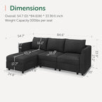 HONBAY Modular Sectional Sofa - Image 2
