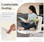 DUMOS Bar Stools Set of 2, 24 inch Counter Height Bar Stools, Upholstered - Image 4