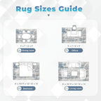 pmtsns Area Rugs 8x10 for Living Room: Washable Rug Modern Abstract Neutral - Image 8