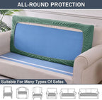 CONRUSER Stretch Cushion Cover, Soft Velvet Plush Cushion Slipcovers Loveseat - Image 4