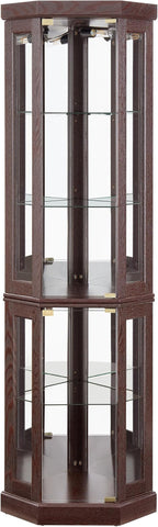 Glass Corner Display Cabinet - Image 9