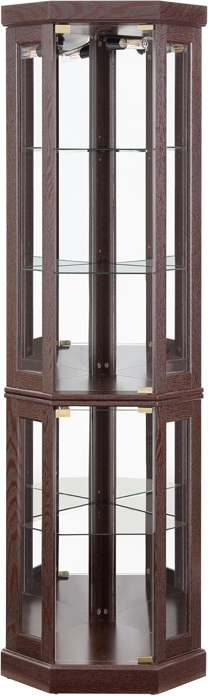 Glass Corner Display Cabinet - Image 9