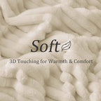 BEDELITE Ribbed Twin Blanket for Couch & Bed, Warm Yet Lightweight, Ribbed - Image 5