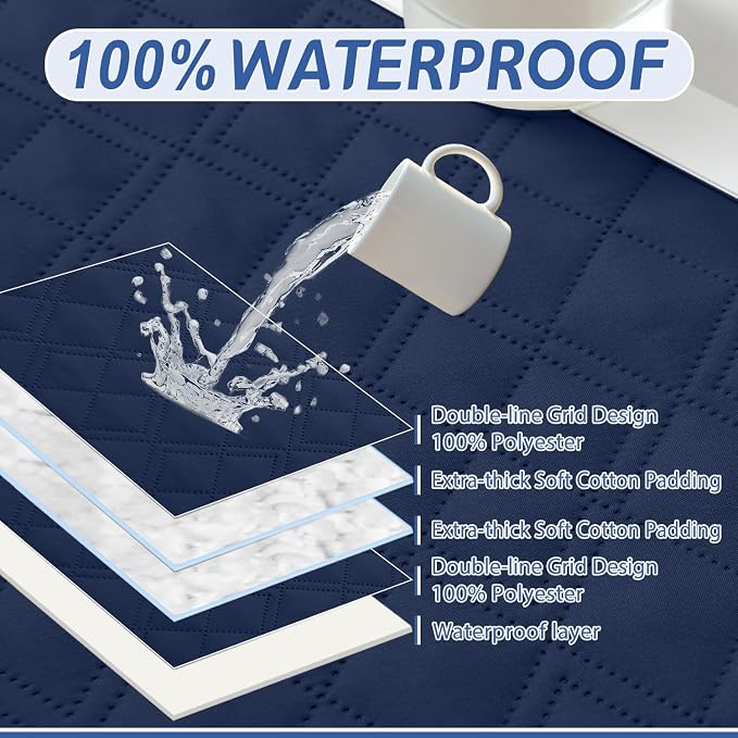 Arfntevss Recliner Sectional Couch Covers 1OO% Waterproof L Shape Sofa Cover - Image 3