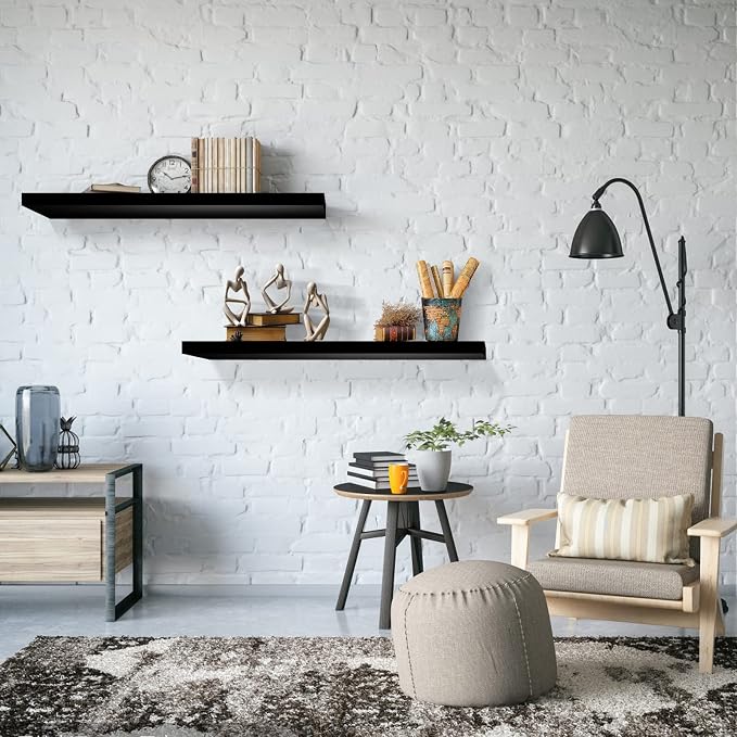SAUMONIERES 24 Inch Floating Wall Shelves - Image 4