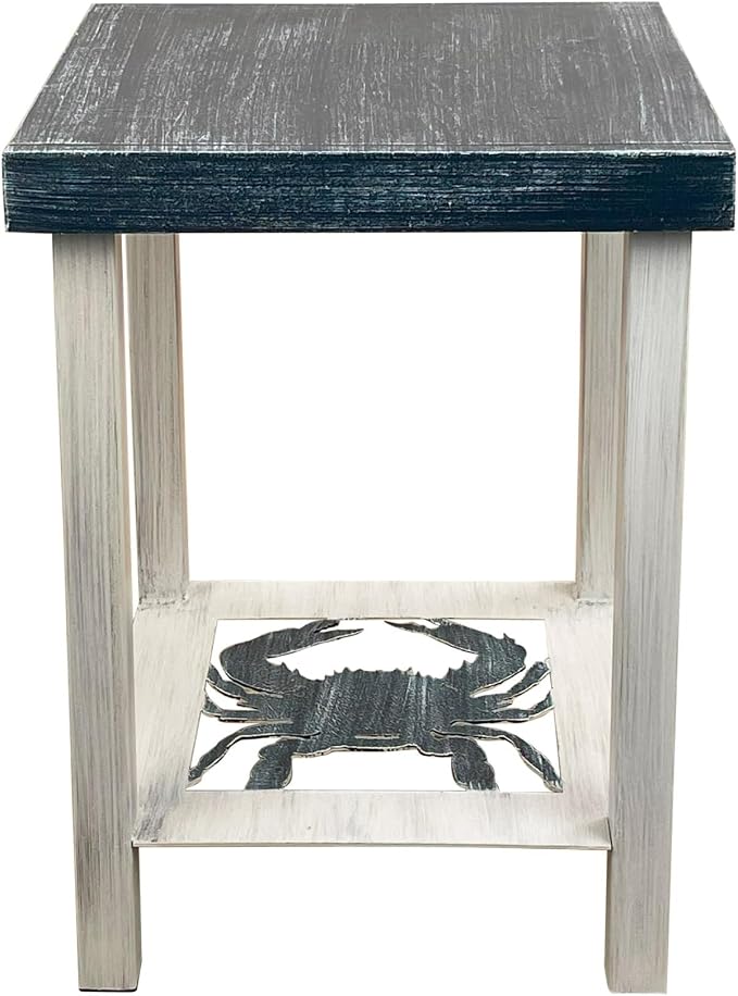 Furniture Barn USA Cottage and Navy Square End Table by FurnitureBarnUSA
