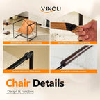VINGLI 28" Cute Reading Armchair - Image 6