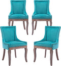 Modern Dining Chairs Set of 4, High Back Dining Chairs Side Chairs by MZDOO