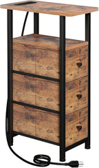 LOAKEKEL Narrow End Table Living Room by LOAKEKEL
