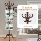 ZOZOE Wooden Classic Coat Rack Stand, Solid Wood Coat Rack Freestanding - Image 4