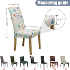 BIETYONE Stretch Dining Chair Covers Set of 6, Soft Removable Washable Kitchen - Image 5