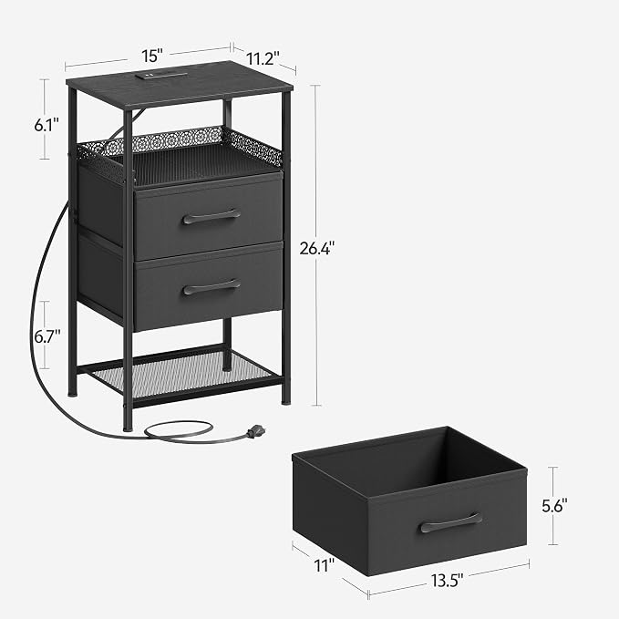 JARHETUN Nightstand Set of 2 - Image 3