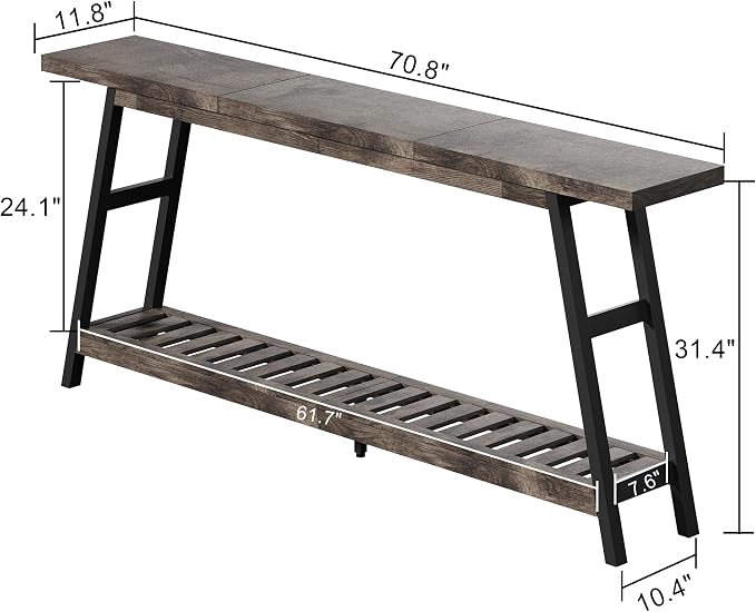 ChooChoo 70.9 Inch Long Console Tables - Image 2