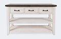 Jofran Madison County Pine Farmhouse Console Table 50", Sofa Table by Jofran+Inc.
