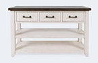 Jofran Madison County Pine Farmhouse Console Table 50", Sofa Table by Jofran+Inc.