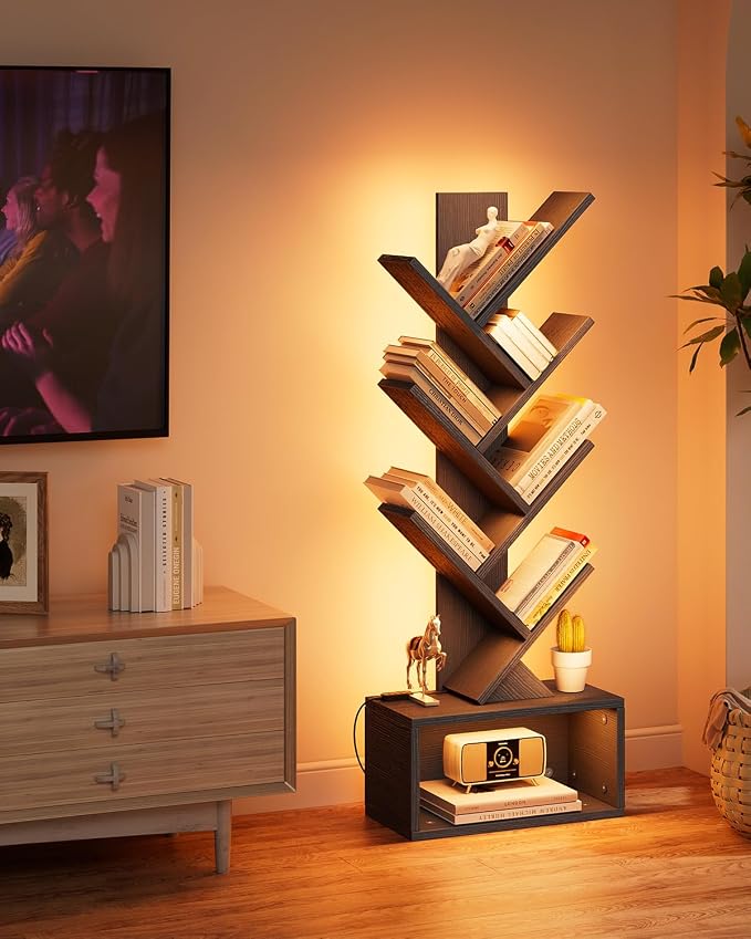 Evermagin 6 Tier Tree Bookshelf - Image 6