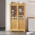 VilroCaz 75'' Tall Kitchen Pantry, Wood Freestanding Kitchen Storage Cabinet - Image 3