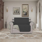 Easy-Going Reversible Couch Cover, Oversized Chair, Darkgray/Beige | Machine - Image 2