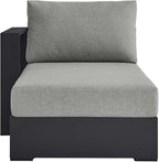 Modway Tahoe Aluminum Outdoor Chaise Lounge Gray - Image 6