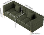 homary Boucle Sofa 79”, Modern 3 Seater Couch - Image 2