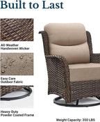 HILLGA Luxury High Back Patio Furniture Set - Image 6