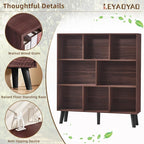 LEYAOYAO 8 Cube Bookshelf 3-Tier Bookcase - Image 5