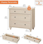WAMPAT Farmhouse Nightstand - Image 3