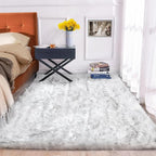 ORINOVA White and Gray Furry Carpet - Image 7