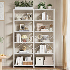 Furologee 6 Tier Book Shelf, Tall Wide Bookshelf, Modern Open Bookcase - Image 5