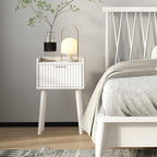 LAATOOREE Nightstand Set of 2, Small Bed Side Table - Image 2