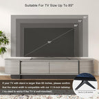 78.7'' Modern TV Stand for 55-85 Inch, Long Wooden TV Console - Image 3