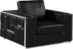 Blackjack Furniture Catania Modern Top Grain Italian Leather Sofa Set - Image 2