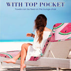 Irisbell Lounge Chair Towel Cover - Image 4
