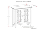 SIMPLIHOME Bedford Storage Cabinet - Image 3