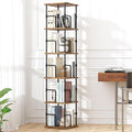 5-Tier Rotating Bookshelf, Freestanding Corner Bookshelf, 360° Spinning by Unknown