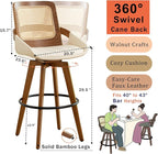 Mid Century Modern Counter Stools - Image 2