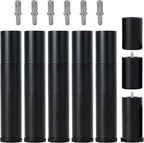 12 Inch Bed Legs Replacement for Adjustable Bed Base Frame, 3 in 1 Screw in Legs by Skuehod