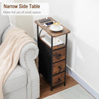 LOAKEKEL Narrow End Table Living Room - Image 4