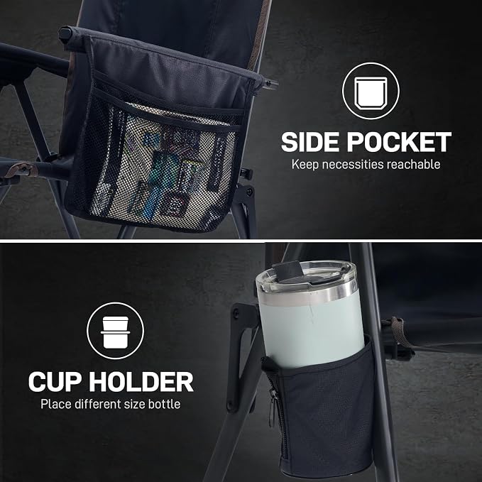 EVER ADVANCED Reclining Camping Chairs - Image 9