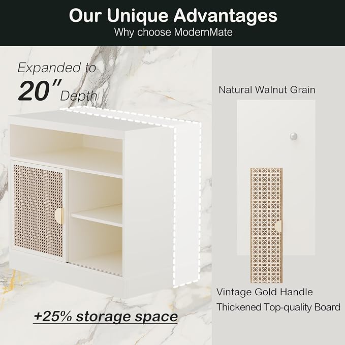 ModernMate Modern Wood Accent Cabinet - Image 7