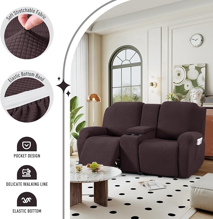 TAOCOCO Loveseat Recliner Cover - Image 3